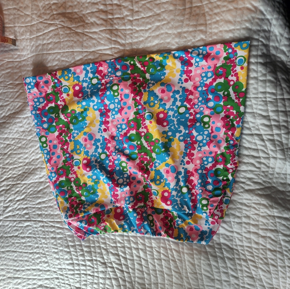 Colorful Floral Women's Skirt - Picture 2 of 7